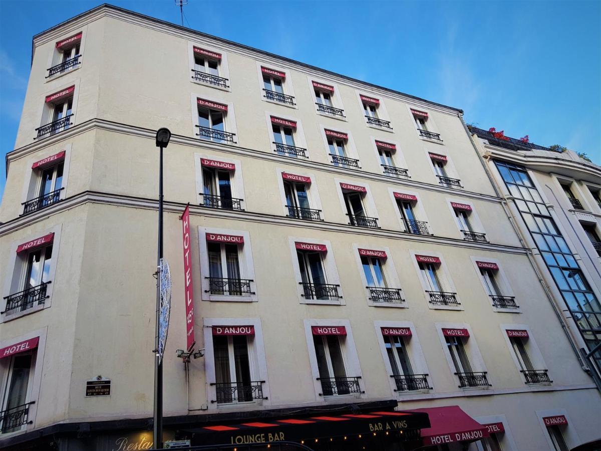 Hotel D'Anjou Levallois-Perret Exterior photo